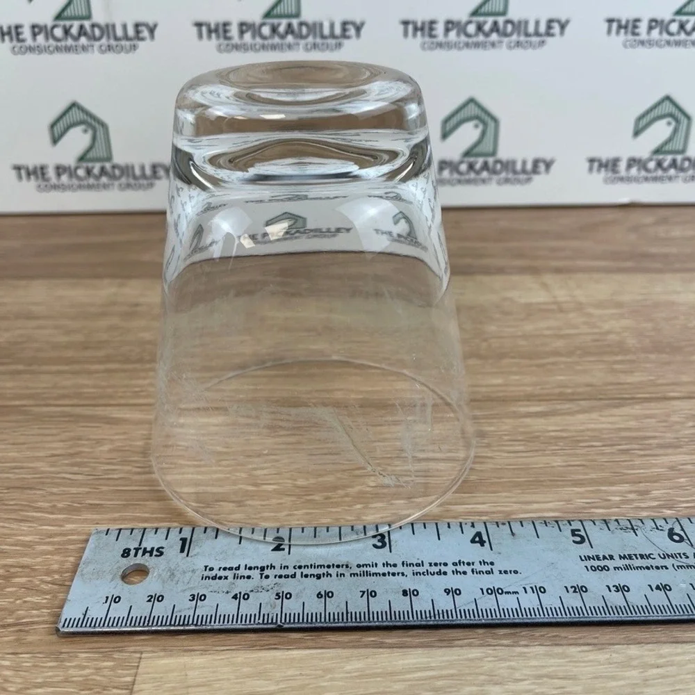 Mini Artificial Pine Tree in Glass Vase Burlap Wrapped Base Rustic Decor 13in